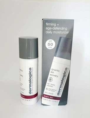 Dermalogica Dynamic Skin Recovery SPF50 Feuchtigkeitscreme-Straffend+Age-Defying,15ml.NEU