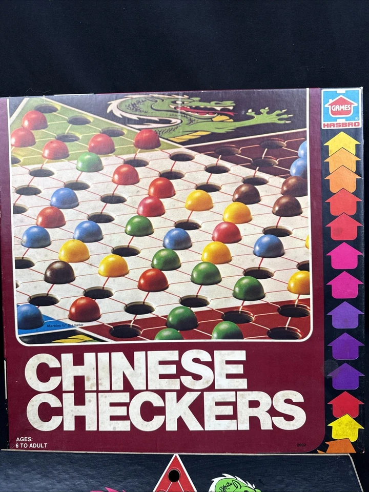 Hasbro игры RI VTG полный китайский шашки 1979 #2002-1 ретро настольная игра - Изображение 3 из 4