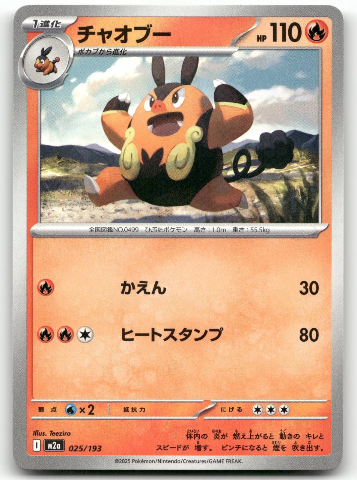 PIGNITE 025/193 MEGA DREAM EX POKEMON JAPANESE NEAR MINT