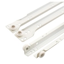Prime-Line R 7211 Drawer Slide Kit Replace Track 17-3/4 in., White