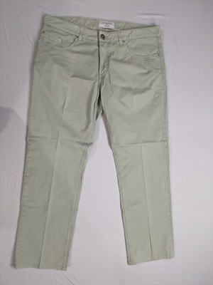 Teleria Zed Men's Pleated Chino Pants 36x28 MADE IN ITALY