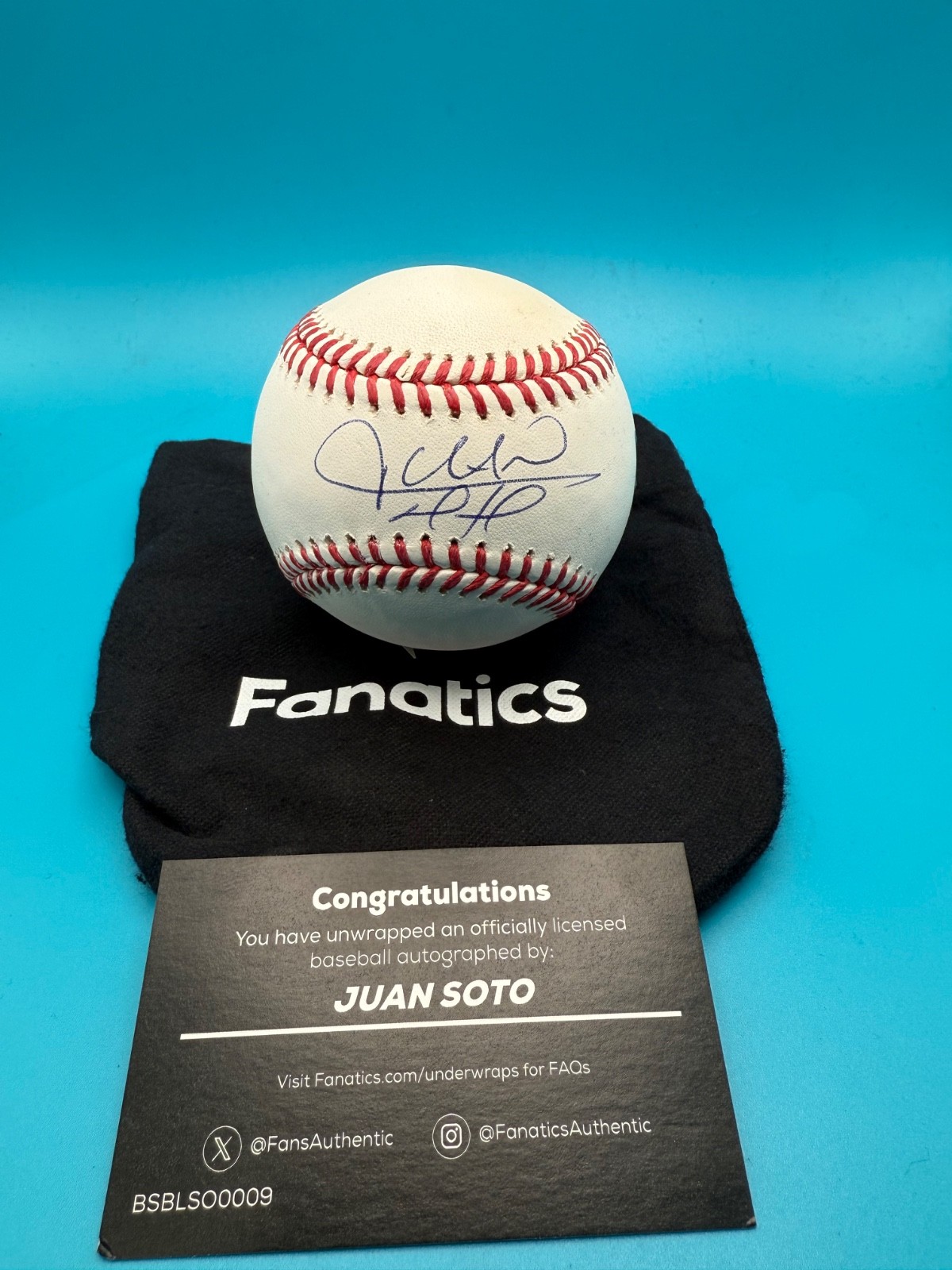 Fanatics Juan Soto Signed Baseball, Authentic 