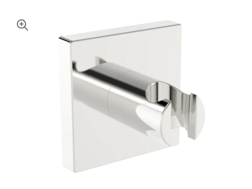 Hansa Designo Supporto Per Doccia Cromato, Supporto Per Doccia, Nuovo, 44440100 - Immagine 2 di 4