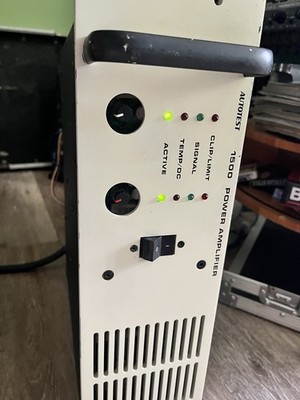 Autotest 1500 (The Original Crest Pro Audio 8001) Power Amplifier Tested Working