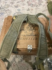 Vtg Us Army Suspenders Field Pack Combat M-1956 Vintage Military 1990s