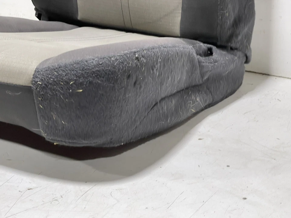 03-06 Jeep TJ Wrangler OEM negro gris tela Columbia pasajero asiento delantero derecho Foto 4 de 4