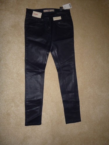 Black Metallic/Shiny/Sparkly Jeans Size 