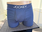 Jockey Generation Men's Navy Mesh Boxer with a 4"Inseam Size Medium
