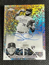2023 Topps Chrome MINI DIAMOND REFRACTOR ROOKIE AUTO Simeon woods Richardson SSP
