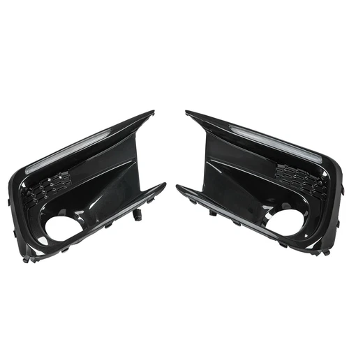 White/Amber Running LED DRL Fog Light Bezel Kit For 2018-2021 Subaru WRX/WRX STI - Picture 6 of 12