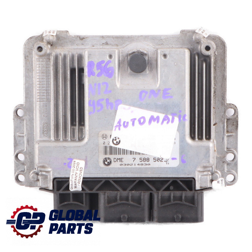 BMW MINI Cooper 1.6 Engine DME ECU Control Unit 7588502 R56 55 R57 
