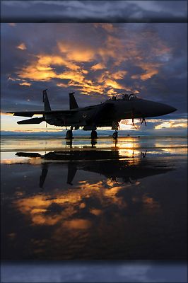 Poster, Many Sizes; Usaf F-15E Strike Eagle At Mountain Home Air Force Base
