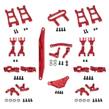 Powerhobby Aluminum Upgrade Kit 1/10 Redcat Blackout XTE / XBE / SC RED