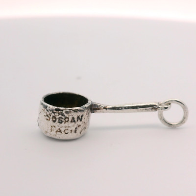Rare Vintage Sterling Silver Sosban Fach Charm Welsh Little Saucepan Charm