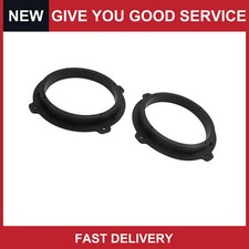 Pack of 2 for Hyundai IX35 2012 6.5" Speaker Mounting Spacer Adaptor Rings Black