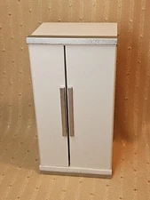 SIDE BY SIDE REFRIGERATOR/FREEZER FOR MINIATURE DOLLHOUSE