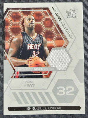 2006-07 TOPPS BIG GAME SHAQUILLE O'NEAL BIG GAME COLLECTION GU JERSEY #D 20/99
