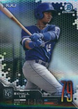 2019 Bowman Chrome Scouts Top 100 #BTP-79 Khalil Lee Kansas City Royals Baseball