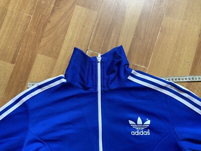 1980s 1990s ADIDAS VINTAGE TRACKSUIT sz M MEN BLUE made in Hong