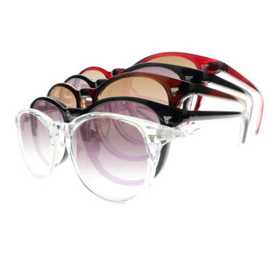 Retro 8 Colors Oval Frame Tinted Lens Reading Glasses Sunglasses Sun Readers