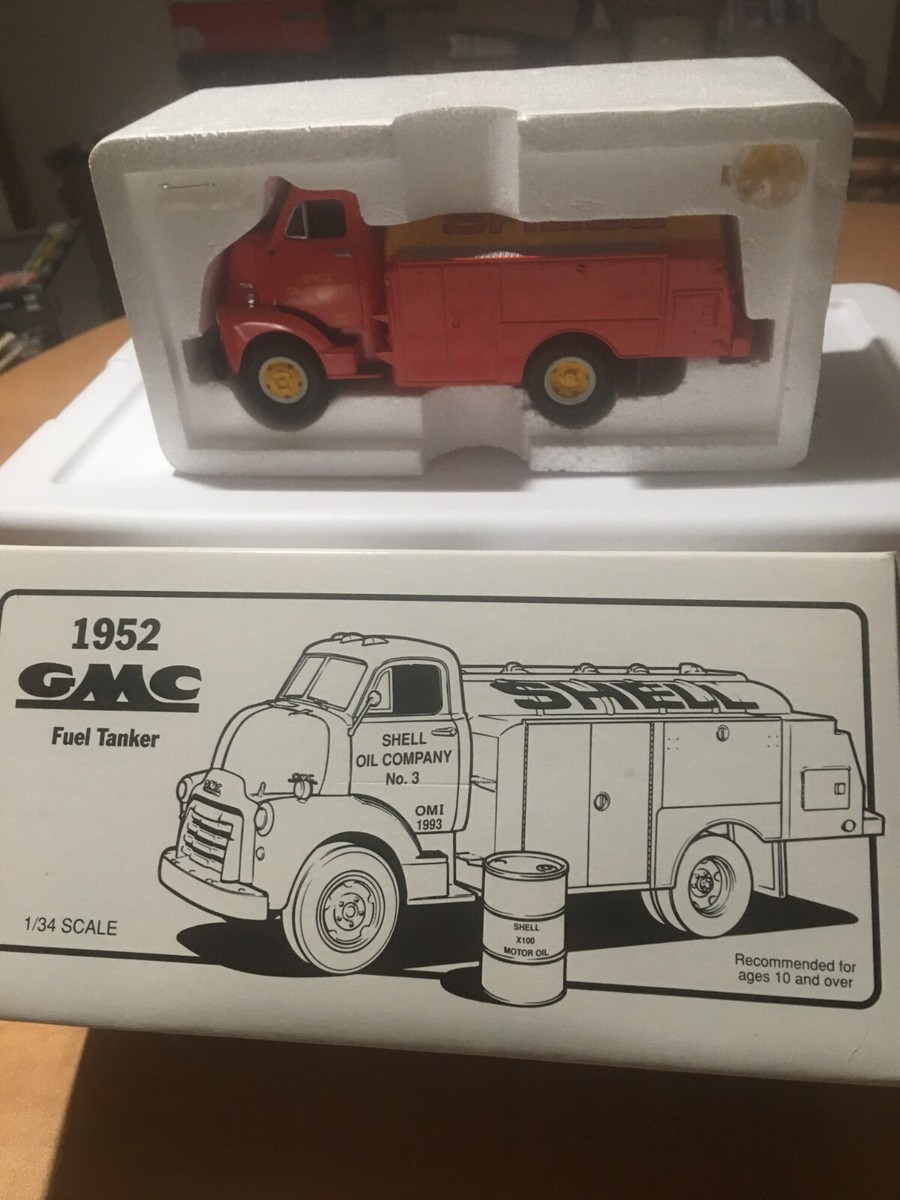 First Gear 1/34 - GMC Shell Oil Company Fuel - US Mint - Boîte - TBE