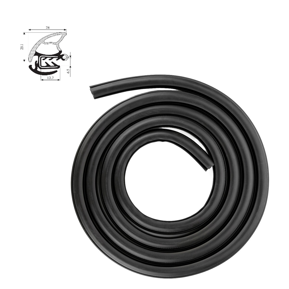 Gasket Set For VW T5 T6 Van - Door Seals For Front, Rear, And Sliding Door (4-Piece) By LLS-GERMANY