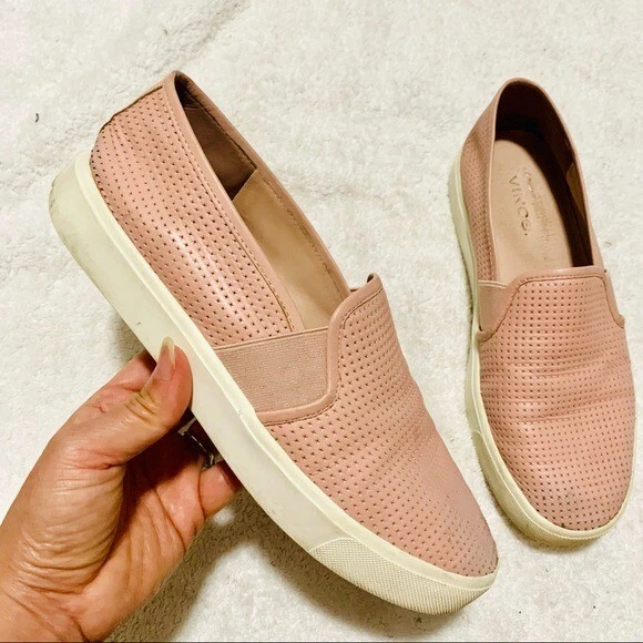 Vince Blair Shearling Slip-On Sneakers | Neiman Marcus