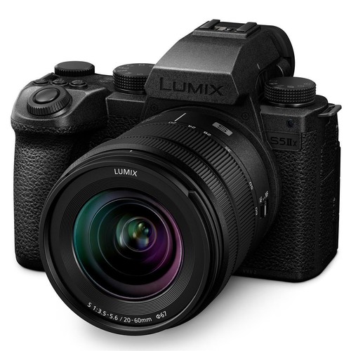 Panasonic LUMIX S5IIX 24.2MP Mirrorless Digital Camera - Black (LUMIX S 20-60mm f/3.5-5.6)