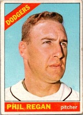 1966 Topps Baseball Phil Regan