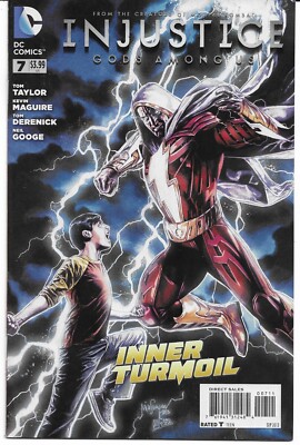 INJUSTICE: Gods Among Us #7 (Sept 2013) ~ JUSTICE LEAGUE + BLACK ADAM