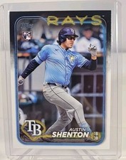 2024 Topps Update Series #US275 Austin Shenton (RC) Tampa Bay Rays MLB Baseball
