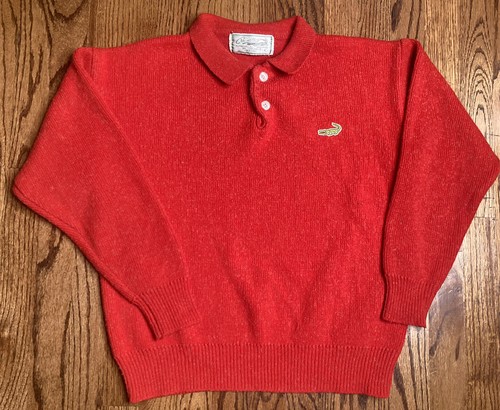 Vintage Crocodile Original Red Long 