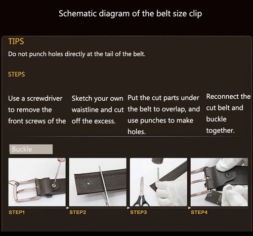 Men High Quality Genuine Leather Belt Luxury Belts Cowskin Strap Male Jeans - Picture 9 of 16