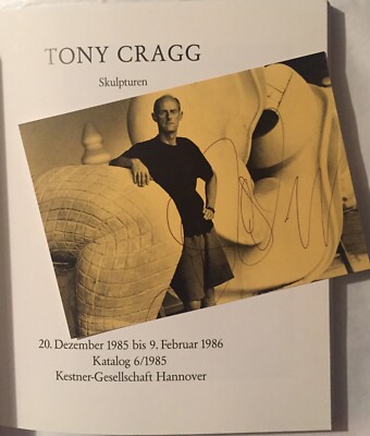 Anthony Cragg signiert Kunst Karte Original Unterschrift Signatur Autogramm 