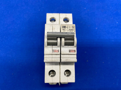 Cutler Hammer 2 pole breaker SPCL2C01, C1, 1 amp