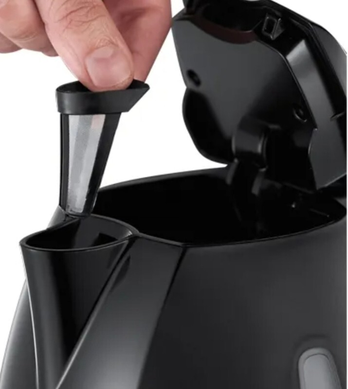 Russell Hobbs 3000W 1.7L Textures Plastic Kettle Black (21271