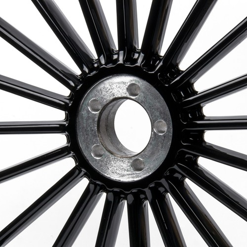Hoprousa 21x5.5 Gloss Black Front Wheel for '18-later Harley Fatboy Aluminum - Picture 3 of 4