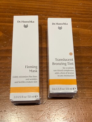 Dr. Hauschka Firming Mask - 1.0 FL.OZ. - & Translucent Bronzing Tint. Free ship.