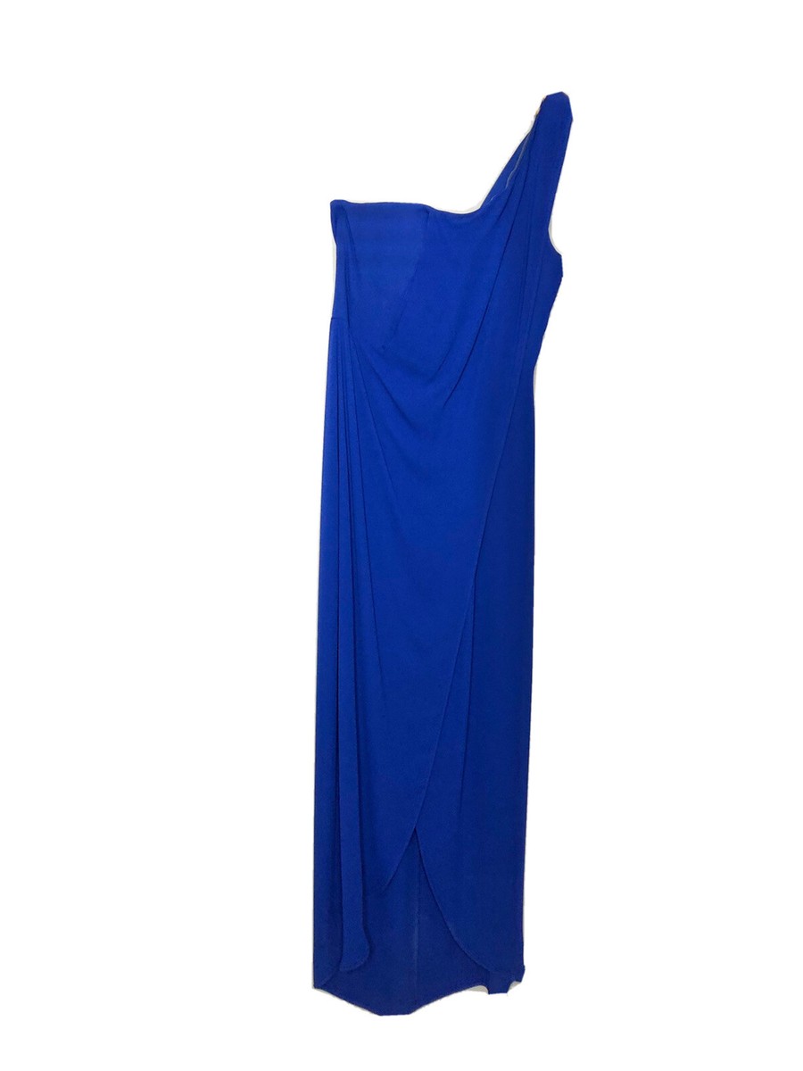 BCBG MAX AZRIA ROYAL BLUE DRESS ONE-SHOULDER GOWN SZ 6 | eBay BCBG MAX AZRIA ROYAL BLUE DRESS ONE-SHOULDER GOWN SZ 6 | eBay
