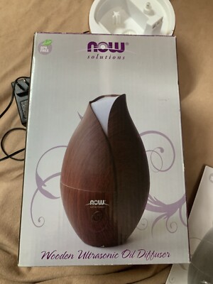 Now Solutions Ultrasonic Faux Woodgrain Essential Oil Diffuser
