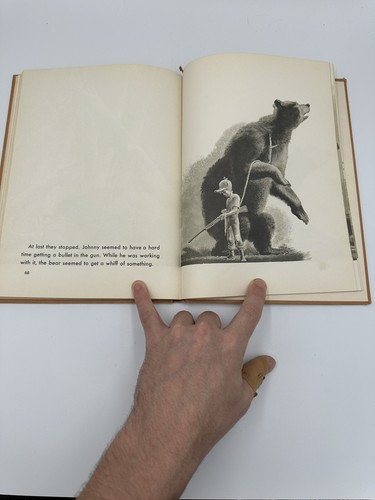 The Biggest Bear Lynd Ward 1952 HC Book Vintage 1st Ed. Childrens Book Kids Book