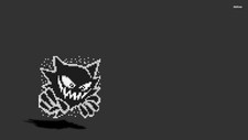 Pokemon pokmon pixels pixel art anime monochrome simple Pad Gaming Mat Desk