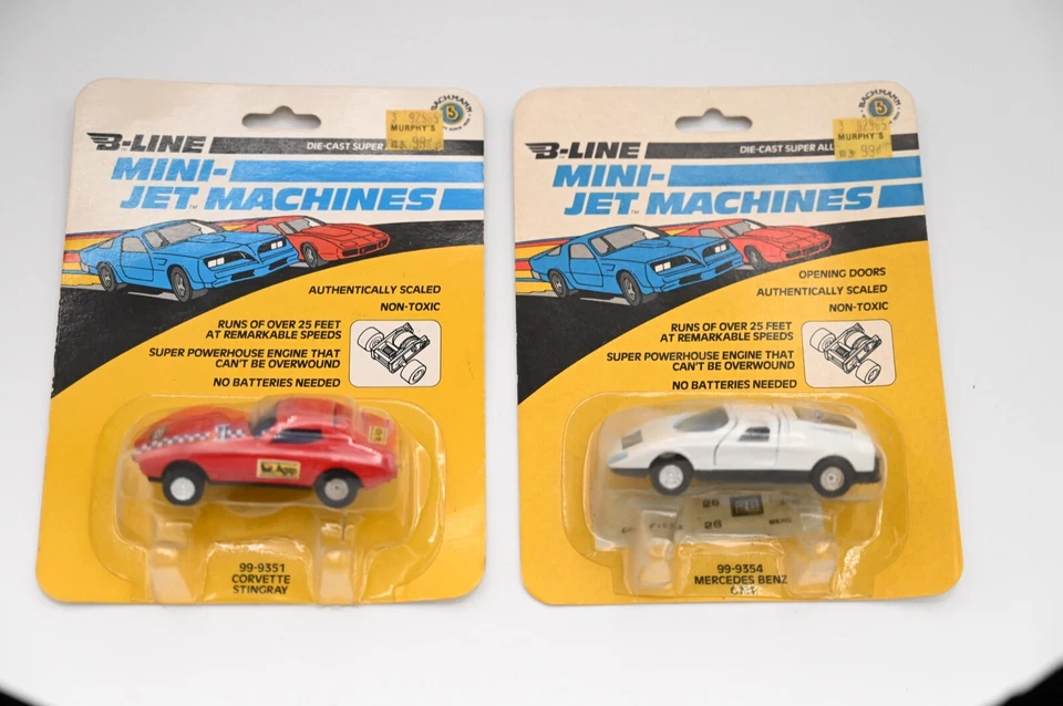 Lote De Colección De (8) Mini Máquinas Jet Bachmann B-Line Nuevos Paquetes Sellados Foto 4 de 4