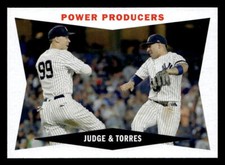 Aaron Judge / Gleyber Torres Power Producers 2020 Topps Archives  Card #60CC-JT