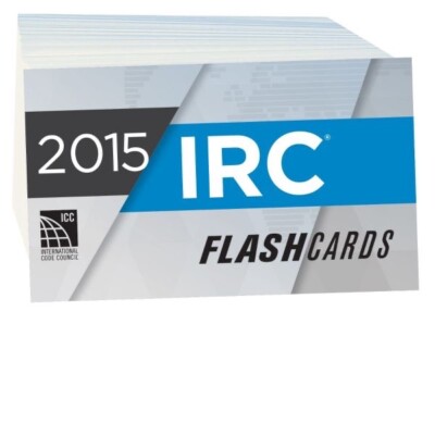 2015 IRC Flash Cards (Brand New, by ICC)