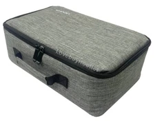 Gray Nylon Carry Zip Foam Bag Handle Handbag Bag Multiple Purpose Use