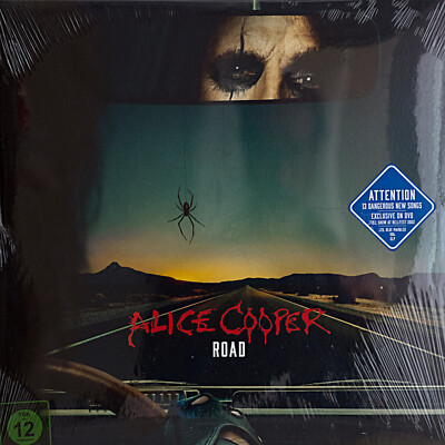 Heavy Metal - Alice Cooper   Road - 2LPs Neu MINT Blue/Black Marbled