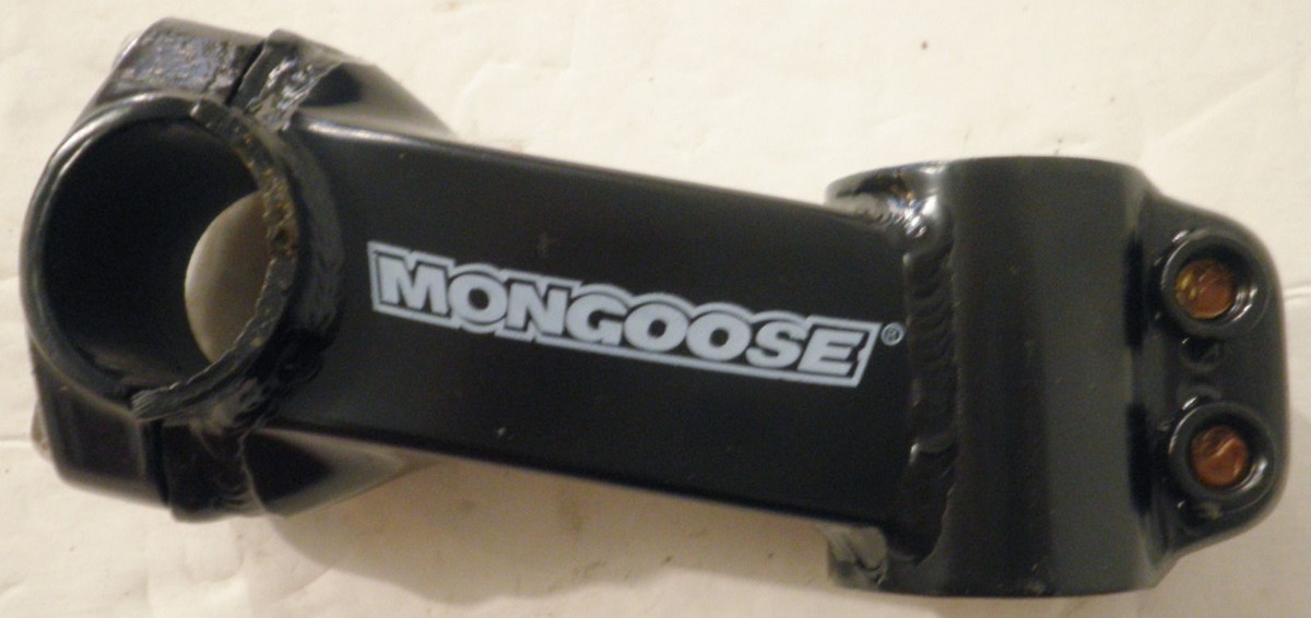 BLACK MONGOOSE BMX BICYCLE STEM BIKE PARTS 59-2 | eBay