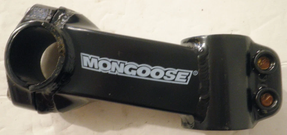 BLACK MONGOOSE BMX BICYCLE STEM BIKE PARTS 59-2 - Image 2 of 4