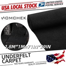 71"x39" Black Underfelt Carpet for Speaker,Sub Box Carpet Felt Liner Upholstery